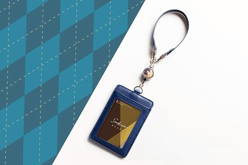 真皮Being伸縮卡套組/精緻迷你拉環/豹貓_AMBH23