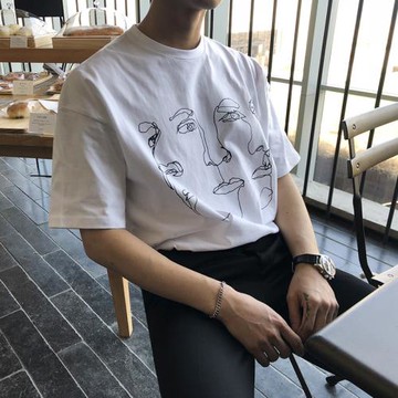 MRCYC韓版原宿帥氣印花短袖T恤