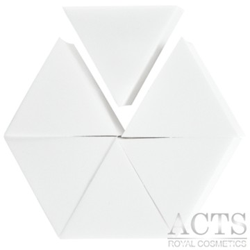 【滿千8折】ACTS 維詩彩妝 高密度Q海綿 正三角形 6片入