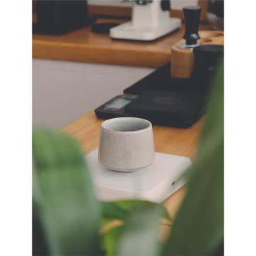 灰白窯變手沖咖啡杯 小巧高顏值陶瓷手握杯 設計感小眾手沖杯