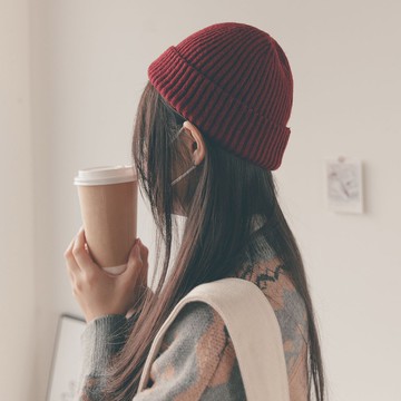 MUMU【A83696】百搭針織短毛帽 柔軟包芯紗 多色 暖暖 帽子 針織帽  日系 配件 保暖  毛帽 秋冬 女裝