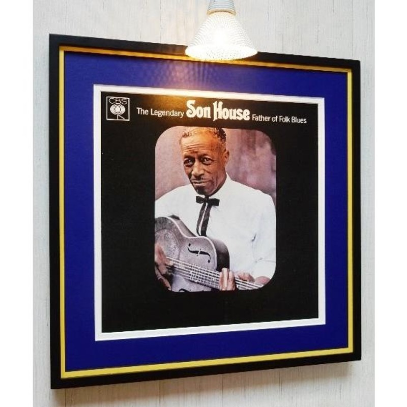 サンハウス/ブルース・ジャケ ポスター額入/Son House/Father of Folk