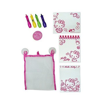 大賀屋 Hello Kitty 洗澡玩具 畫畫玩具 洗澡 玩具 蠟筆 KT 凱蒂貓 三麗鷗 正版 T00110240