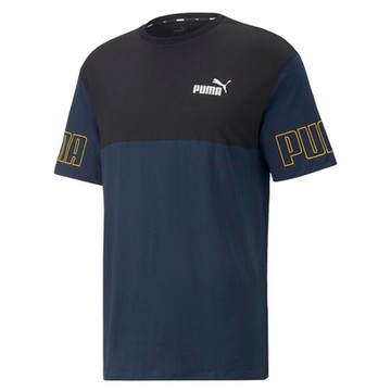 【PUMA官方旗艦】基本系列Puma Power撞色短袖T恤 男性 67156773