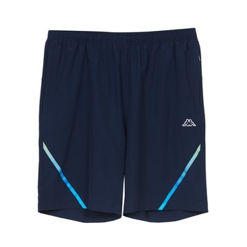 KAPPA  義大利時尚舒適吸濕排汗型男單層半短褲 丈青 361V84WB29