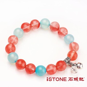 石頭記 草莓晶10mm手鍊-幸福愛情石
