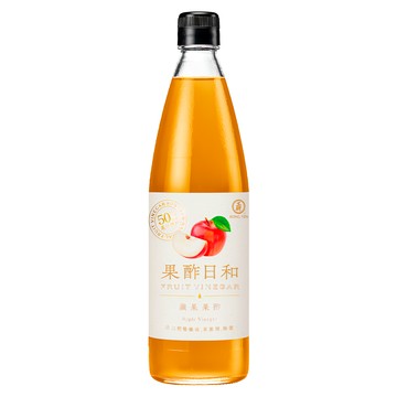 KONG YEN 工研 果酢日和 蘋果果酢 含50%以上濃縮蘋果還原果汁 添加果寡糖  590ml  1瓶
