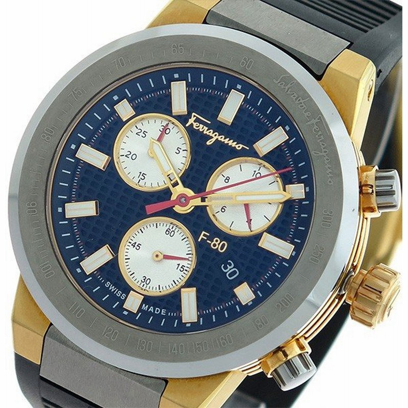 腕時計 メンズ サルヴァトーレ フェラガモ Salvatore Ferragamo F 80 クオーツ メンズ 腕時計 F ブラック ブラック ブラック 通販 Lineポイント最大0 5 Get Lineショッピング