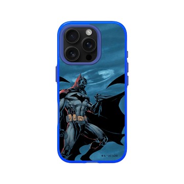 iPhone 16 Pro Clear 激光藍 - Batman 蝙蝠俠 - 夜裡的蝙蝠