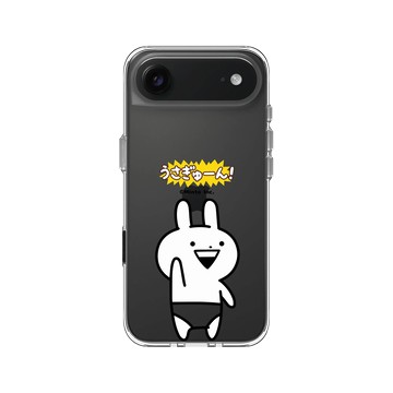 iPhone Air Clear Case（相機按鈕） 透明 - Usagyuuun 小突兔 - 哈囉你好嗎