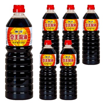 源珍 陳年豆王醬油  1L  6瓶