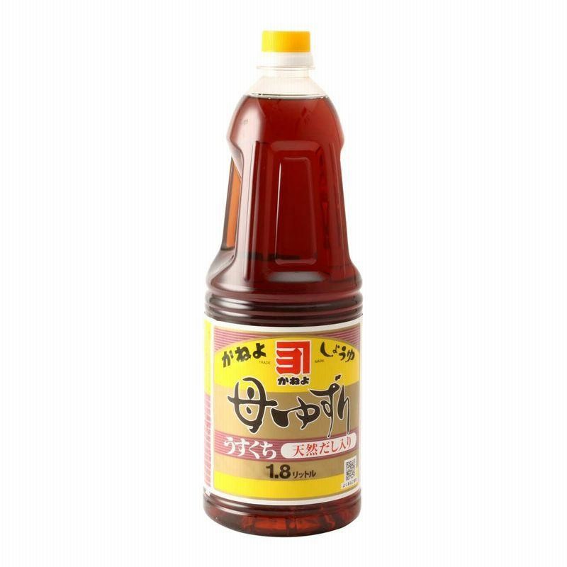 横山醸造 かねよ 母ゆずり淡口醤油 1800ml | LINEショッピング