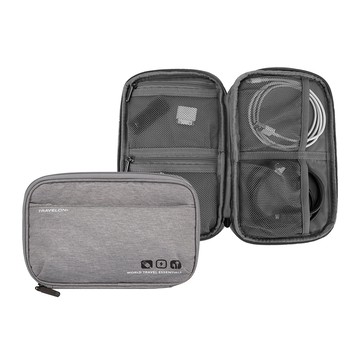 TRAVELON 3C線材收納包(灰)