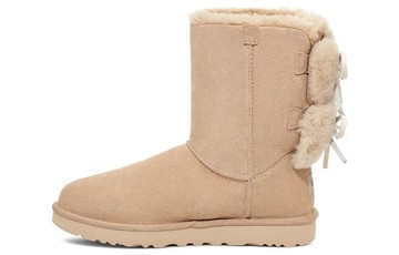 WMNS UGG CLASSIC DOUBLE BOW SHORT BOOT MUSTARD SEED