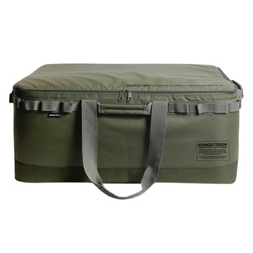 ADAMOUTDOOR 戶外戰術收納包 大 - 100%聚酯纖維(Polyester)耐磨材質 底部100%聚氯乙烯(PVC)防水底墊  軍綠色  1層  1個
