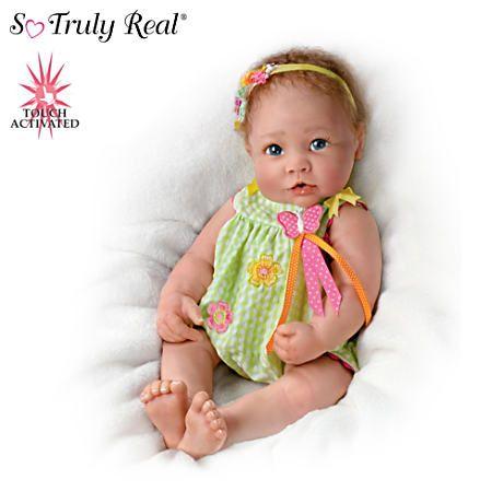 Touch-Activated Lifelike Baby Doll By Linda Murray 赤ちゃん人形