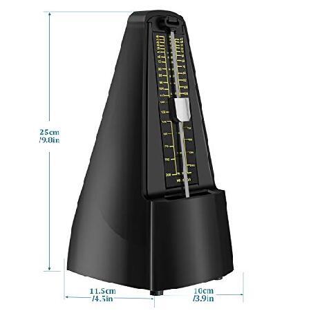 MARTISAN Mechanical Metronome for Guitar Bass Piano Violin, Track Beat and Tempo with Loud Sound ＆ High Precision