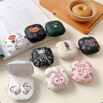 適用魔音Beats Fit Pro耳機殼beatsfitpro無線藍牙耳機套個性小魔音全包防摔硬殼fitpro充電倉男女kaws風防刮