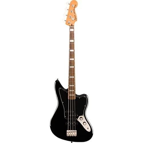 フェンダーSquier Classic Vibe Jaguar Bass Black Bundle with Gig Bag, Instrumen