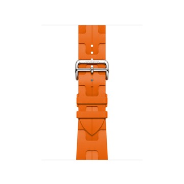 Apple Watch Hermès - 42 公釐 Orange 經典橘色 Kilim Single Tour 錶帶