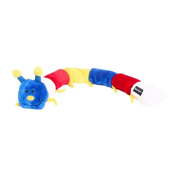 【SofyDOG】ZippyPaws 一條玩到底-原色毛毛蟲 狗狗玩具 寵物玩具 互動玩具 耐咬玩具 發聲玩具【APP下單天天10%點數回饋】