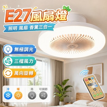 🚀兩用風扇燈 LED燈 兩用掛壁風扇燈 E27燈餐廳燈 客廳燈 吊頂燈智慧變頻 靜音燈 吹風照明燈 水果攤燈