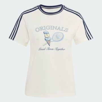 Adidas 愛迪達 Sports Tee Ss W KX6887 女 T恤 運動上衣 休閒短袖 純棉 舒適 米