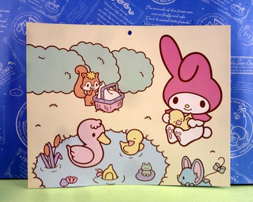 【震撼精品百貨】My Melody 美樂蒂 卡片 MM&鴨子 震撼日式精品百貨