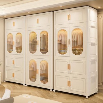 衣柜收納柜可折疊家用成人寶寶臥室衣櫥塑料置物柜衣服兒童儲物柜