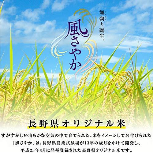 山下屋荘介 長野県産 お米 風さやか 10kg 5kg×2袋   クリーン米（ 無洗米 相当 ）   白米 ブランド米 令和4年度産 単一原料