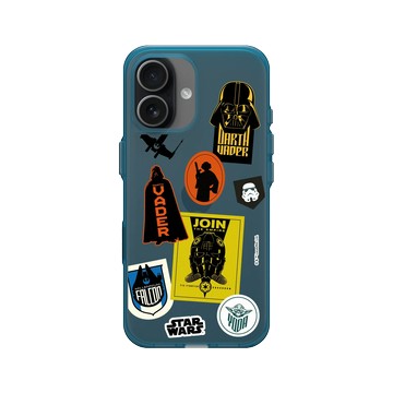 iPhone 17 Clear (相機按鈕) 夜幕藍 - 迪士尼-星際大戰 Star Wars - 星球大戰-貼紙系列