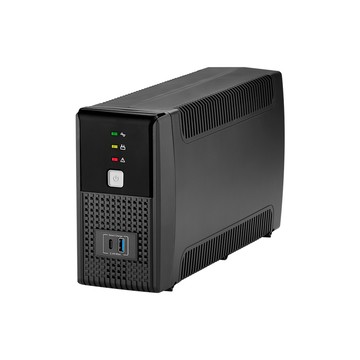 Aplus 【電壓220V】 在線互動式UPS Plus1E-US800N(800VA/480W)