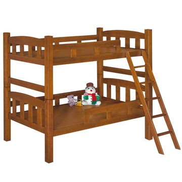 Homelike 喜家居胡桃色3.5尺雙層床(1612)