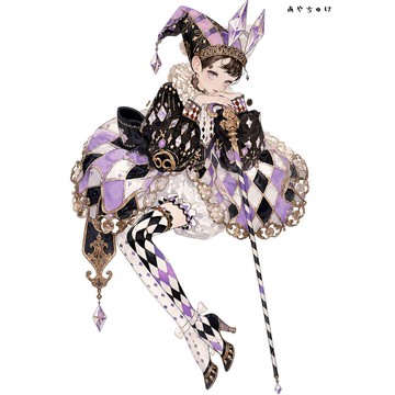 【6 月新品】07-133-0064 人物貼紙 馬戲團風格