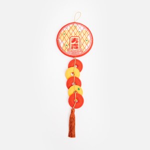 發福體刺繡吊飾 大吉大利