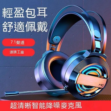 電競RGB耳罩耳機 電競耳機 有線耳機 頭戴式耳機 耳機麥克風 耳罩式耳機 重低音電競耳機 電腦耳機 頭戴式耳機