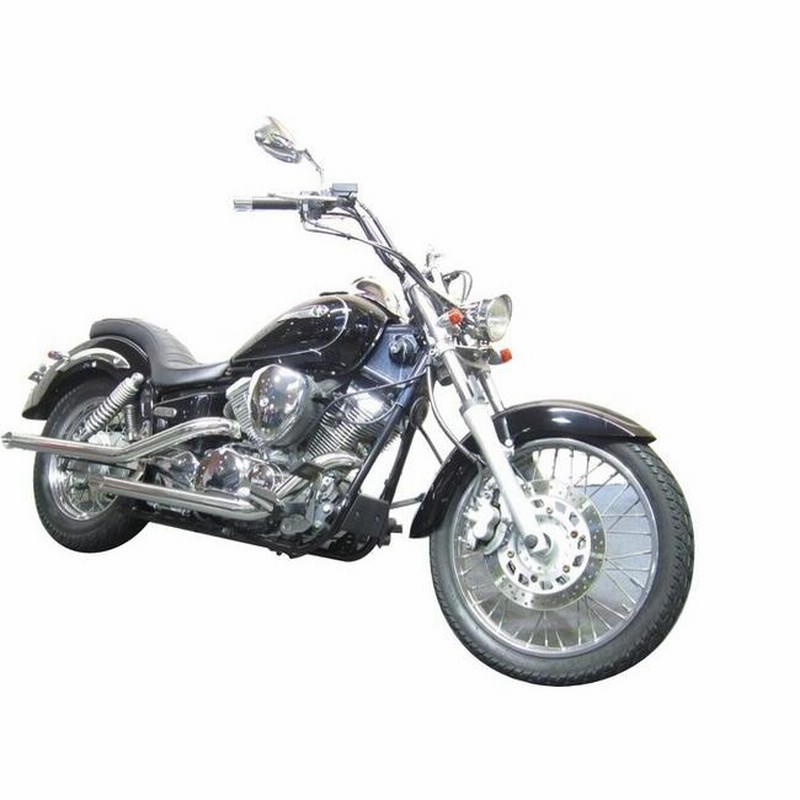 ドラッグスター250 JMCAスラッシュカットマフラー