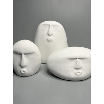 抽象人物輕奢雕塑創意家裝飾品極簡藝術石膏像禮物禮品紀念品擺設