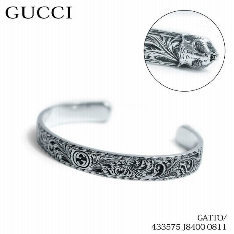 GUCCI グッチ タイガーヘッド バングル ブレスレット Bangle