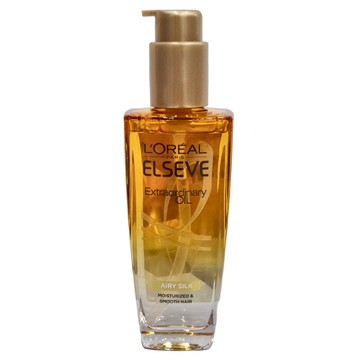 L'OREAL PARiS 巴黎萊雅 金緻護髮精油金色款 裸感質地 清爽不黏膩 深層賦活 高濃度植萃精油 撫平毛躁 秀髮順滑如絲  100ml  1瓶