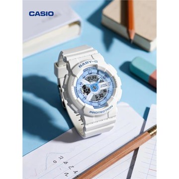 (免運)【圣誕禮物】casio旗艦店BA-110XBE高中學生女士卡西歐手表BABY-G