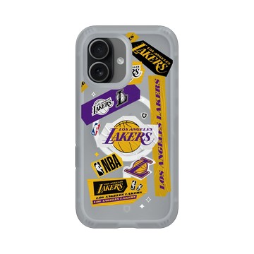 iPhone 17 AirX 流變灰 - NBA - 拼貼系列-洛杉磯湖人 L.A. Lakers - Collage