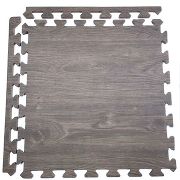 深橡木紋地墊-48*48*1.2cm/4入 附邊條x2