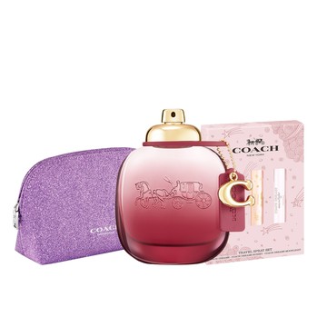 【鋒恩香水】COACH 曠野玫瑰淡香精90ml(贈香水筆組+化妝包)