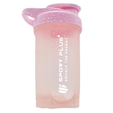 S-SportPlus+ 運動水壺 粉色 附攪拌球 方便攜帶  500ml  1個