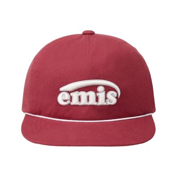 韓國 emis NEW LOGO COTTON TRUCKER HAT 新Logo棉質卡車帽 紅色RED