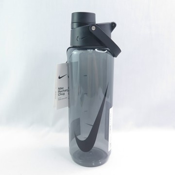NIKE R RECHARGE 大口徑水壺 24oz/700ml 380104424 透明黑【iSport愛運動】