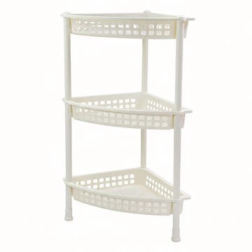 JUSKU 佳斯捷 三層置物架 #2323  33.5 x 33.5 x 70.5cm  顏色隨機  1個