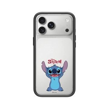 iPhone 17 Pro Max Mod NX -邊框背蓋組合 (相機按鈕) 黑 - 迪士尼-史迪奇 Disney Stitch - 經典系列-Aloha！