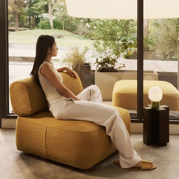 GIAN Kue Sofa 粿沙發 - 一字單元-白色ALPEN